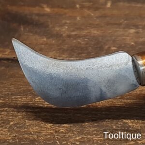 Vintage Leatherworking Curved Trimming Knife - Sharpened Ready To Use