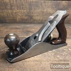 Antique Stanley USA No: 4 Smoothing Plane Pat Dated 1910 - Fully Refurbished