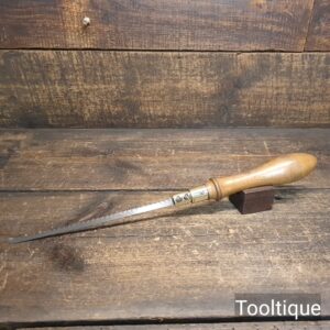 Antique Boxwood & Brass Pad Saw Good Sharp Blade - Refurbished Ready For Use