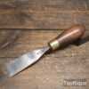 Unusual Nurse & Co. 1 3/8” Wide Bevel Edged Palm Butt Chisel - Refurbished