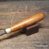 Vintage I Sorby Patternmakers 1” Incannel Gouge Shaping Paring Chisel