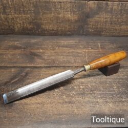 Vintage I Sorby Patternmakers 1 3/16” Incannel Gouge Shaping Paring Chisel