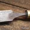 Vintage I Sorby Patternmakers 1 5/16” Incannel Gouge Shaping Paring Chisel