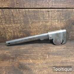 Scarce Vintage Craft USA 10” Patented Sprung Loaded Roller Adjustment Pipe Wrench