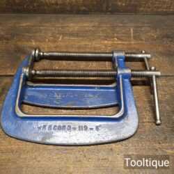 Vintage Record No: 119-6” Heavy Duty Pair G Clamps - Ready To Use