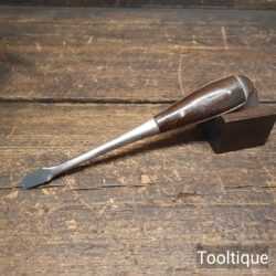 Vintage 8” Perfect Pattern Screwdriver 11/32 Flat End Drive - Refurbished To Use