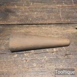 Vintage Norton India Conical Shaped Medium Grit Slip Stone - Good Condition