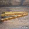 Vintage No: 1162 Rabone Chesterman 1m & 1 Yard Folding Rule - Good Condition