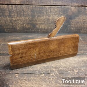 Vintage Beech No: 7 Hollow or Rounding Moulding Plane - Good Condition