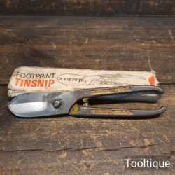 Vintage 8” Footprint Sheffield Flat Tinsnips - Sharpened Ready To Use