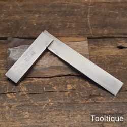 Vintage 4” Moore & Wright No: 400 Precision Silver Steel Square - Good Condition