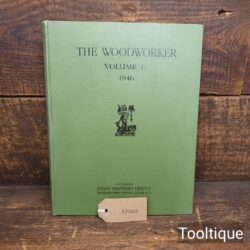 Vintage The Woodworker Vol: L 1946 Hardback Book - Good Condition