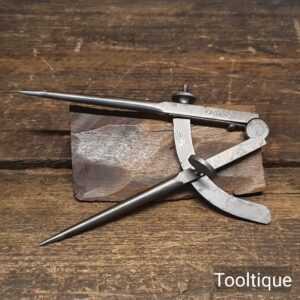 Vintage 5 ¾” German Quality Cast Steel Wing Dividers - Refurbished