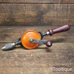 Vintage Stanley No: 803 Double Pinion Egg Beater Hand Drill - Refurbished