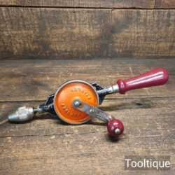 Vintage Stanley No: 803 Double Pinion Egg Beater Hand Drill - Refurbished