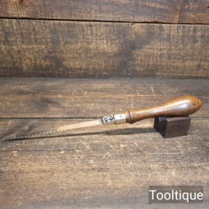 Vintage Beechwood & Brass Padsaw Good Sharp Blade - Refurbished