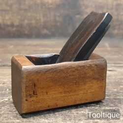 Vintage Miniature 2 ¾” Luthiers Beech Round or Hollowing Plane - Refurbished