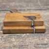 2 No: Vintage Miniature Luthiers Beechwood Rabbet Planes - Refurbished