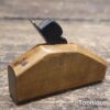 Vintage 2” Miniature Luthiers Boxwood Hollow or Rounding Plane - Refurbished
