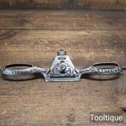 Vintage Edward Preston Ornate Flat Soled Spokeshave - Polished Finish
