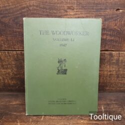 Vintage The Woodworker Vol: LI 1947 Hardback Book by Evans Brothers