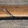 Vintage John Moseley No: 5 Round or Hollowing Beechwood Moulding Plane