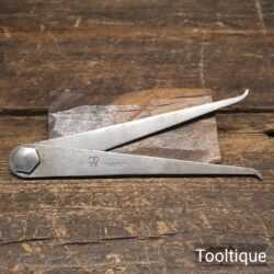  Vintage 6” Geo. Plumpton WW2 1940 Air Ministry Inside Steel Callipers