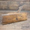 Vintage John Moseley No: 8 Round or Hollowing Beechwood Moulding Plane