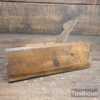 Vintage John Moseley No: 8 Round or Hollowing Beechwood Moulding Plane