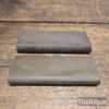 Vintage Pair of Carborundum Medium Grit Sharpening Slip Stones