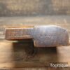 Antique Buck of London No: 10 size Hollow or Rounding Moulding Plane