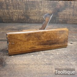 Antique 18th C Mutter Round Hollowing Moulding Plane - York Pitch Iron