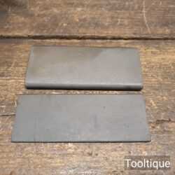 Vintage Pair Carborundum Medium Grit Sharpening Slip Stones