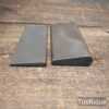 Vintage Pair Carborundum Medium Grit Sharpening Slip Stones