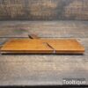 Antique No: 6 Syms London Beechwood Hollow or Rounding Moulding Plane