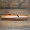 Scarce Antique S. King of Hull Cock Bead Beechwood Moulding Plane