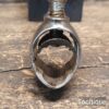Antique Kitchenalia Nickel Coated Lamb Bone Holder with Black Horn Handle