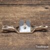 Vintage Luthiers Small Brass Spokeshave with Curved Sole - Refurbished