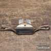 Vintage Luthiers Small Brass Spokeshave with Curved Sole - Refurbished