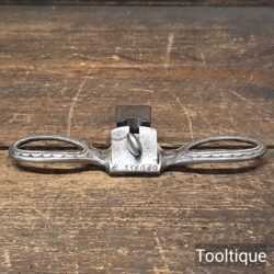 Vintage 6” Edward Preston No: 1373 Nickel Plated Round Faced Spokeshave