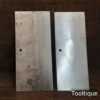 2 No: Vintage Slack Sellers & Co 6” Cabinet Scrapers - Good Condition