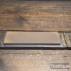 Vintage Fine Grade India Sharpening Stone Boxed Fitted with Leather Strop