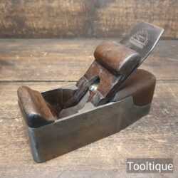 Antique Cast Iron Bodied Smoothing Plane Mahogany Infill - Fully Refurbished
