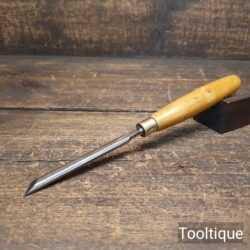 Vintage Marples & Sons Shamrock 3/8” Skew Bevelled Edge Chisel - Refurbished