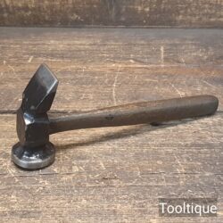 Vintage Round-Faced Cobblers Leatherworking Hammer - Refurbished