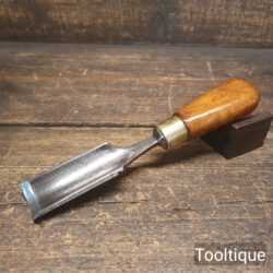 Antique Isaac Greaves 1 ¼” Incannel Palm Chisel - Refurbished
