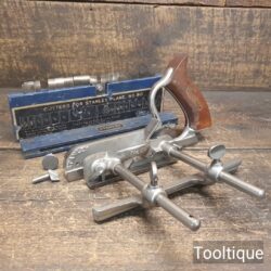 Vintage Stanley No: 50 Combination Plough Plane - Refurbished Ready To Use