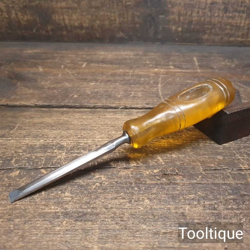 Vintage I. Sorby 3/8” Wide Bevelled Edge Chisel Shatterproof - Fully Refurbished