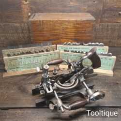 Vintage Boxed Stanley USA No: 55 Combination Plough Plane - Fully Refurbished