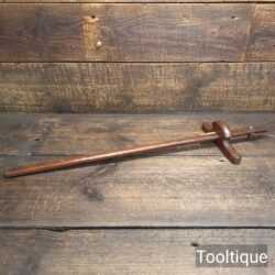 Vintage 24” Mahogany & Boxwood Cabinet Makers Panel Marking Gauge